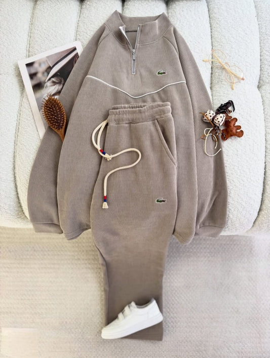 Velvet Ribbed Tracksuit